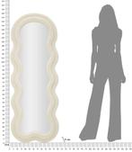 WANDSPIEGEL TEDDY CRÈME CM 60X4X160, Huis en Inrichting, Ophalen of Verzenden, Nieuw