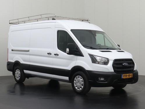 Ford Transit 2.0TDCI 130PK L3H2 | Imperiaal | Trekhaak, Auto's, Bestelauto's, Dealer onderhouden, Lease, Overige kleuren, Handgeschakeld