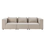 Modulaire Bank / Zitbank Domas M - Beige - Stoffen bekleding, Huis en Inrichting, Banken | Bankstellen, Verzenden, Nieuw