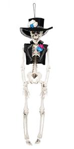 Dia de los Muertos skeletje ‘El Flaco’ (40 cm) Dag van de, Nieuw, Verzenden