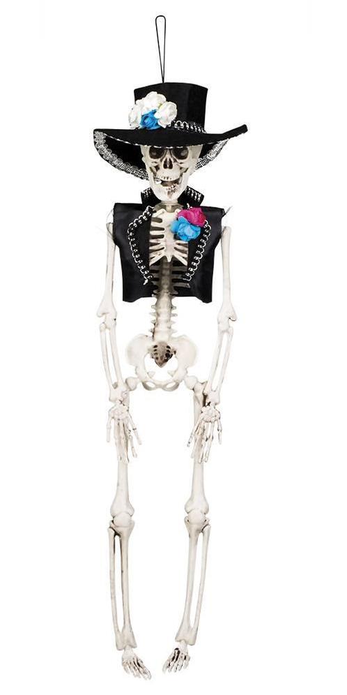 Dia de los Muertos skeletje ‘El Flaco’ (40 cm) Dag van de, Hobby en Vrije tijd, Feestartikelen, Nieuw, Verzenden