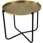 Bijzettafel Sumba Goud 35 cm, Huis en Inrichting, Stoelen, Nieuw, Ophalen of Verzenden