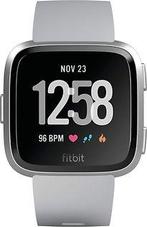 Fitbit Versa 34 mm aluminium zilver met siliconen armband, Verzenden, Gebruikt