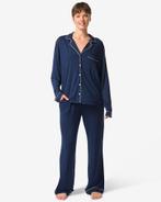 HEMA Damespyjama donkerblauw, Verzenden