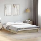 vidaXL Bedframe zonder matras hout sonoma eikenkleurig, Bruin, Verzenden, 140 cm, 200 cm