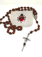 Rozenkrans - Rosario van hout van Paus Benedictus XVI,, Antiek en Kunst