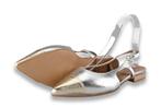 Notre-V slingbacks in maat 37 Zilver | 15% korting, Kleding | Dames, Schoenen, Notre-V, Overige kleuren, Verzenden, Zo goed als nieuw