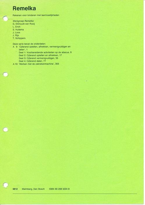 Remelka A9 en A10 in Guldens (zie omschrijving door dit prod, Boeken, Schoolboeken, Nieuw, Verzenden