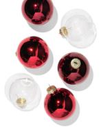 HEMA Kerstballen set 7.2cm glas rood - 6 stuks, Verzenden, Nieuw