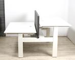 Voortman Hi Tee slinger duo-bureau, 140x80, wit, Huis en Inrichting, Bureaus, Ophalen of Verzenden, Nieuw