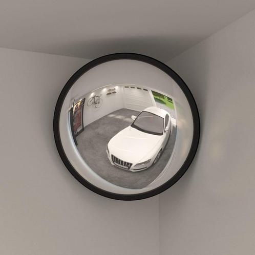 vidaXL Verkeersspiegel voor binnen convex Ø40 cm acryl zwart, Huis en Inrichting, Woonaccessoires | Tekstborden en Spreuken, Nieuw