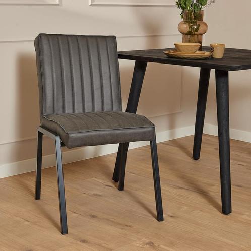 Eetkamerstoel Tivoli Bull | Antraciet, Huis en Inrichting, Stoelen, Nieuw, Ophalen of Verzenden