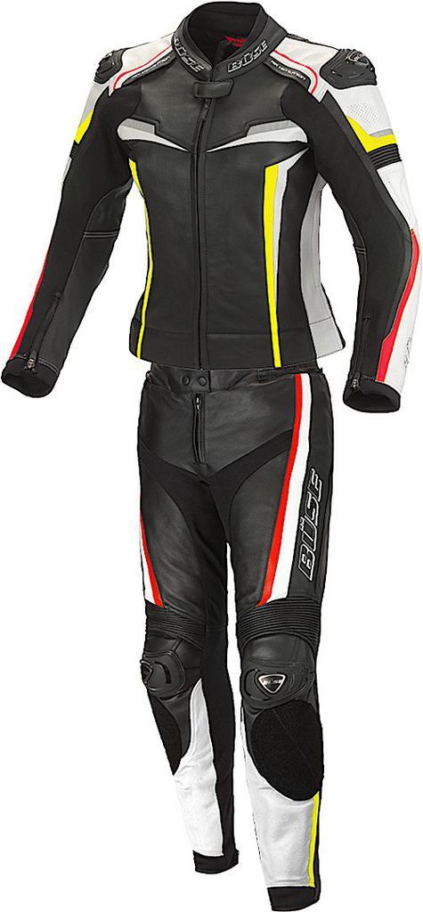 Büse Mille Dames Zwart Rood Geel 2-Delig Motorpak, Motoren, Kleding | Motorkleding, Dames, Nieuw met kaartje, Combipak, Verzenden