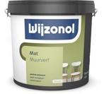 Wijzonol Muurverf Mat 5 liter, Ophalen of Verzenden, Nieuw