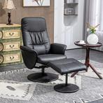 Relaxstoel - Luxe Comfort - Ligfunctie - Zwart, Huis en Inrichting, Stoelen, Zwart, Nieuw, Ophalen of Verzenden, Modern