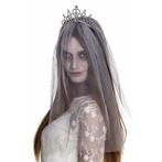 Zombie prinses tiara met sluier - Z Halloween accessoires