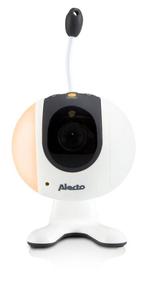 Alecto DVM-700 Babyfoon met camera - Wit •, Kinderen en Baby's, Babyfoons, Verzenden, Zo goed als nieuw
