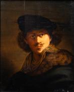 Kopie naar een zelfportret van Rembrandt van Rijn, Antiek en Kunst