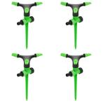 vidaXL Sproeiers 4 st 16x13,5x25,5 cm ABS en PP groen en, Tuin en Terras, Tuinslangen, Verzenden, Nieuw