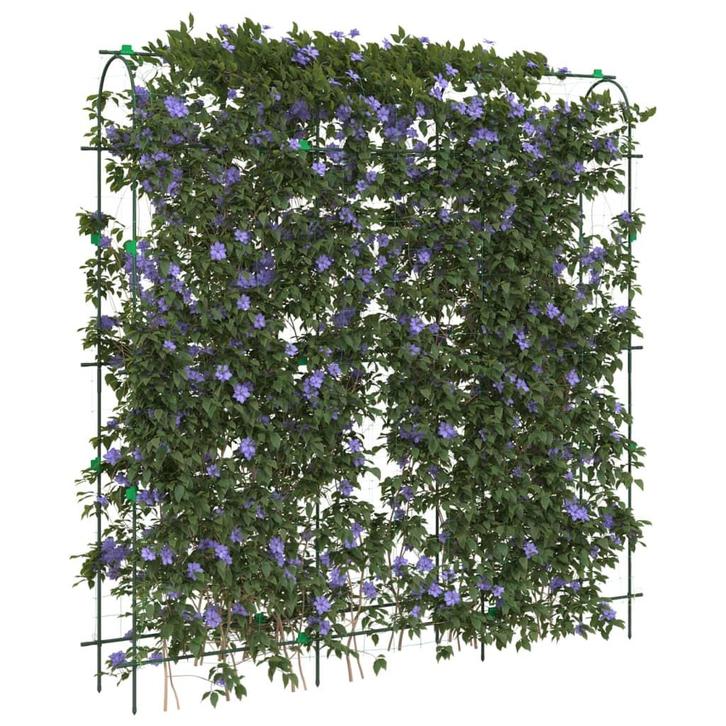 vidaXL Plantenklimrekken 4 st U-frame staal, Tuin en Terras, Overige Tuin en Terras, Nieuw, Verzenden