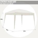 Partytent - Opvouwbaar - 3x3 m - Paviljoen - Easy up - Beige, Verzenden, Zo goed als nieuw