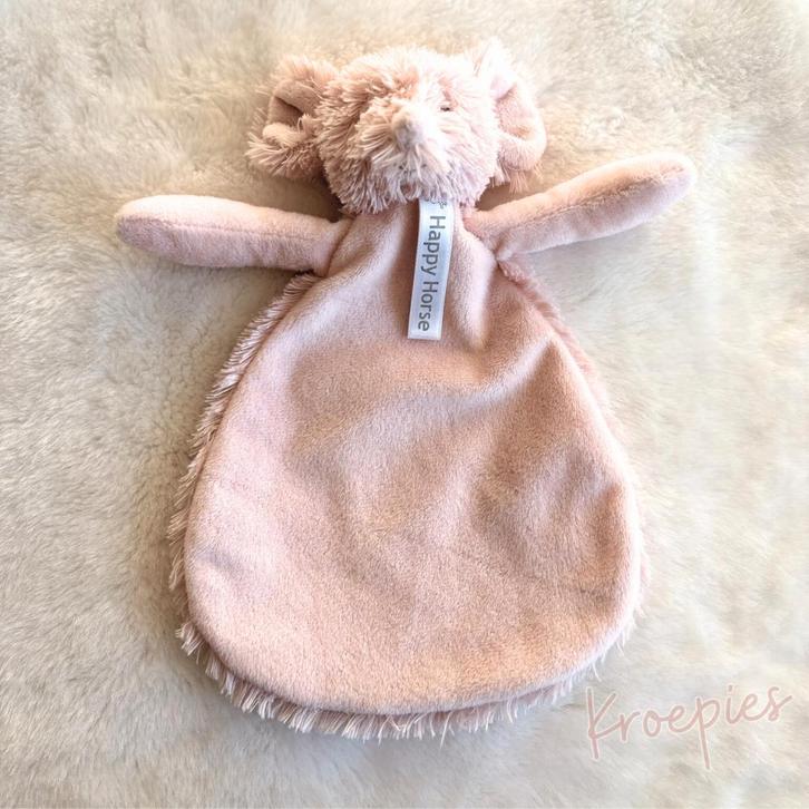 Happy Horse knuffeldoekje muis Marin, Kinderen en Baby's, Speelgoed | Knuffels en Pluche, Verzenden