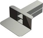 plakplaat COMBI lood 25 UD 450 mm 90 graden 2 x 60 x 100 mm, Doe-het-zelf en Verbouw, Buizen en Afvoer, Ophalen of Verzenden, Nieuw