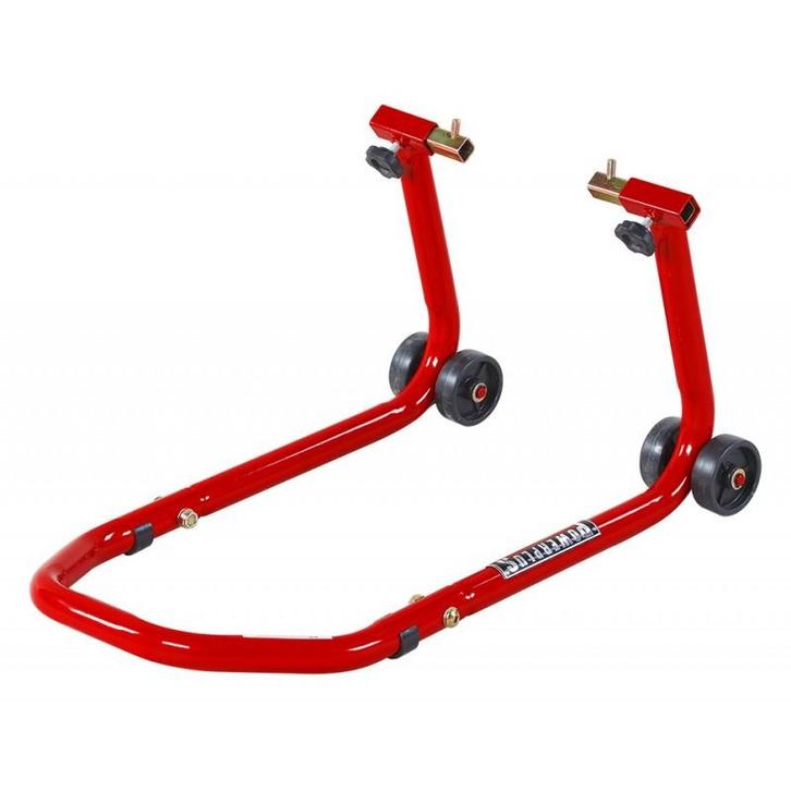 Paddockstand voorwiel / voorvork  verstelbaar - rood, Auto-onderdelen, Motor en Toebehoren, Ophalen of Verzenden