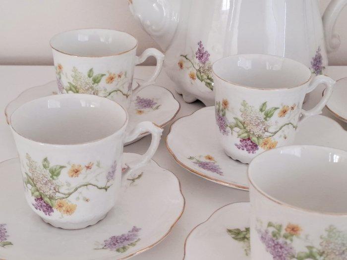Limoges - Koffieservies - Porselein, Antiek en Kunst, Antiek | Glas en Kristal