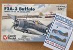 Czech Model 3201 Brewster F2A-3 Buffalo 1:32 + NL DECALS!, Hobby en Vrije tijd, Modelbouw | Vliegtuigen en Helikopters, Verzenden