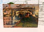 Anselmo Bucci (1887 –1955) - Milano Navigli (datato 1918)