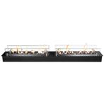 Xaralyn Bio-ethanol brander XXL Zwarte poedercoating, Verzenden, Nieuw, Elektrische haard