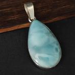 Geen Reservering - Larimar - Ciondolo zilver 925 - Hoogte: 1