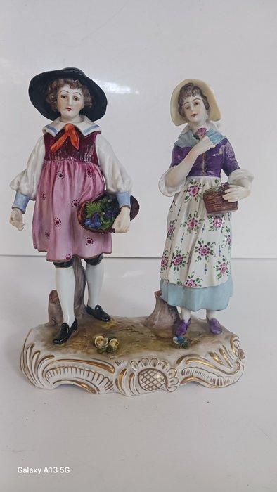 Carl Thieme, Potschappel - Figuur - Porselein, Antiek en Kunst, Antiek | Glas en Kristal
