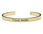 Proud MaMa Goud Bangle Armband ID-440, Verzenden, Nieuw