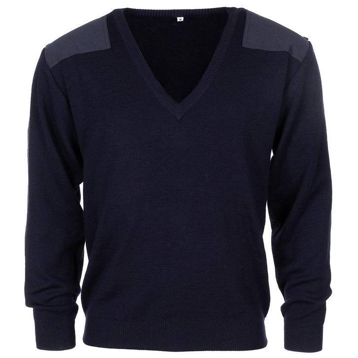 KL marechaussee commando trui wol/acryl met v-hals, blau..., Verzamelen, Militaria | Algemeen, Marechaussee, Nederland, Kleding of Schoenen