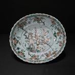 Schaal - Porselein - Kangxi wucai diepschaal, Antiek en Kunst