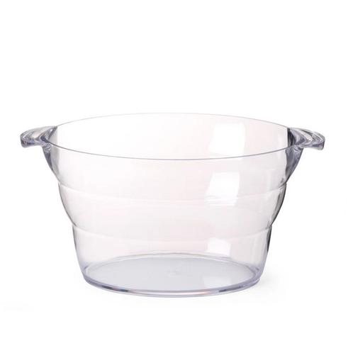 BarUp Ovale partytub - transparant - 470x290x230 mm - kun..., Witgoed en Apparatuur, Koelkasten en IJskasten, Nieuw, Ophalen of Verzenden