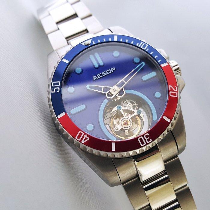 Aesop - TOURBILLON - Diamond - Swiss - Ceramic - Sapphire -, Sieraden, Tassen en Uiterlijk, Horloges | Heren