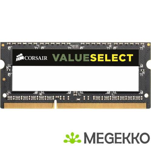 Corsair DDR3 Valueselect SODIMM 1x4GB 1333, Computers en Software, RAM geheugen, Nieuw, Verzenden