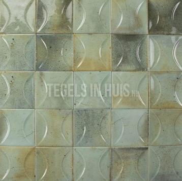 Wandtegel hanoi celadon groen decor 10x10 wandtegel beschikbaar voor biedingen