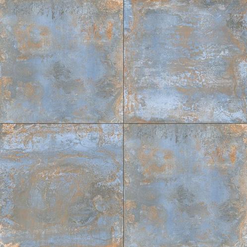 Vloertegel / wandtegel xide blauw mat 60x60 gerectificeerd, Doe-het-zelf en Verbouw, Tegels, Vloertegels, Nieuw, 10 m² of meer