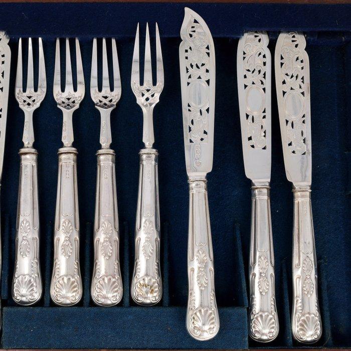 John Sanderson & Maxfield&Sons - Sheffield - 1899 -, Antiek en Kunst, Antiek | Goud en Zilver