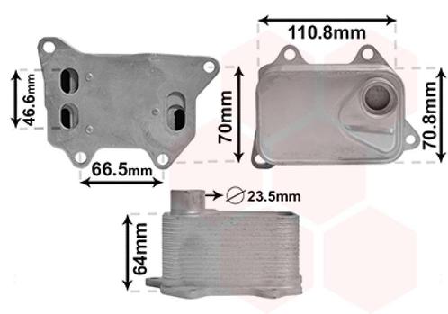 OLIEKOELER VOOR AUDI A1 8X 2010-2014 06L117021C, Auto diversen, Auto-accessoires, Nieuw, Ophalen of Verzenden