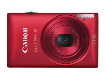 Canon IXUS 220 HS Digitale Compact Camera - Rood - Met Barst beschikbaar voor biedingen