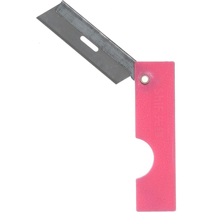 Scheermesje met Handvat  Roze     1 stuks, Verzamelen, Rookartikelen, Aanstekers en Luciferdoosjes, Nieuw, Ophalen of Verzenden