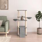 vidaXL Kattenmeubel met sisal krabpalen 133 cm lichtgrijs, Verzenden, Nieuw