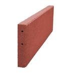 Rubber opsluitband 100x25 cm - Rood, Tuin en Terras, Verzenden, Nieuw