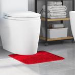 vidaXL Antislip Badmat met Toilet Cut Rood 50 x 50 cm PP, Verzenden, Nieuw, Rood