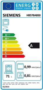 Siemens HB578ABS0 - iQ500 - Inbouwoven, Verzenden, Zo goed als nieuw